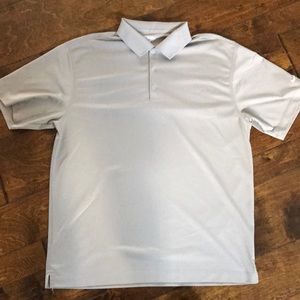 Nike Golf Dri-fit Polo. Med Gray. Mens Large.
